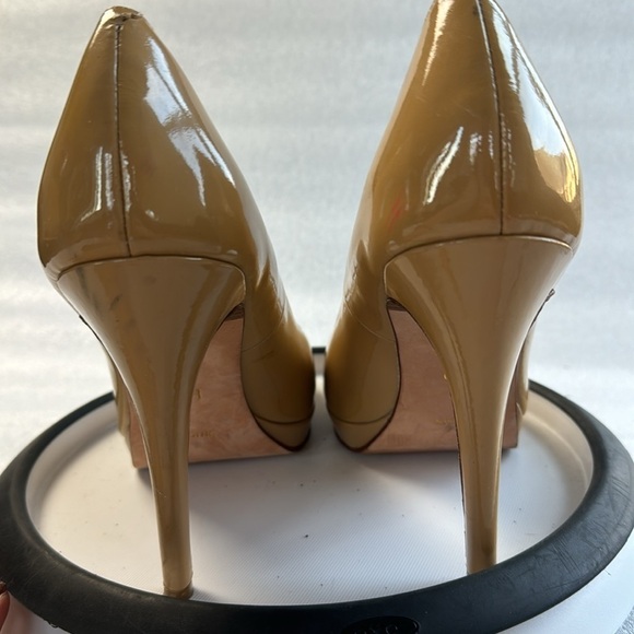 Cole Haan Nike Air Heels 10B Nude Pumps Platform - Picture 5 of 16